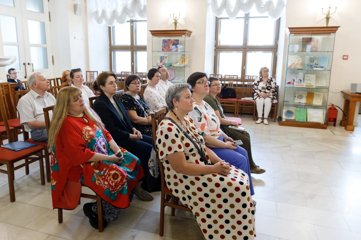 <p>Торжественное открытие выставки 1 июля в камерном зале</p><p>Фото: Мария Говтвань, РГБ</p>