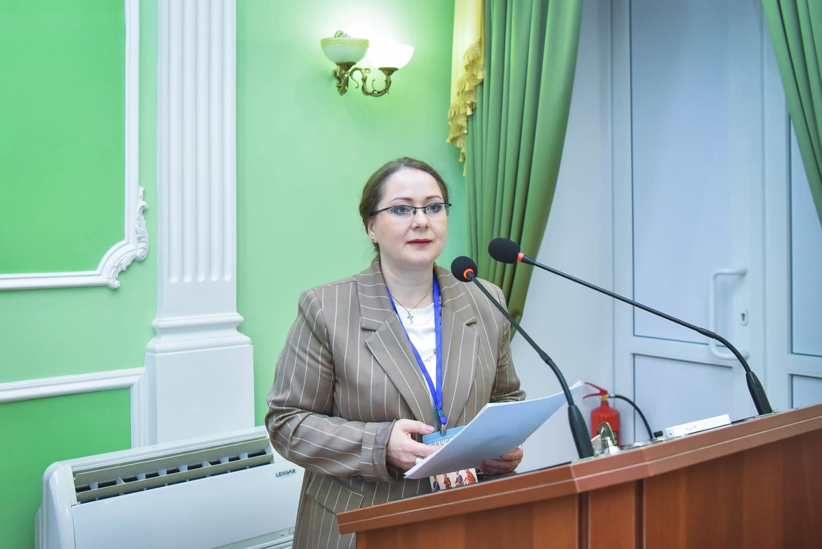 <p>Заведующая отделом противодействия идеологии терроризма и сохранения исторической памяти Департамента реализации специальных проектов РГБ <strong>Екатерина Белова</strong></p><p>Фото: ЮРГПУ (НПИ)</p>