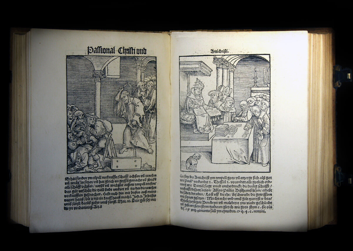 Мартин Лютер. Деяния Христа и&nbsp;Антихриста. Виттенберг, 1521