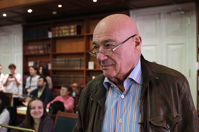 Владимир Познер. Российская государственная библиотека, Дом Пашкова. 18 апреля 2015 года. Фото: Арина Галеева / РГБ