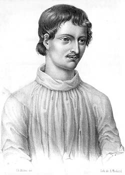 Джордано Бруно. Неизвестный художник, 1578 г. 